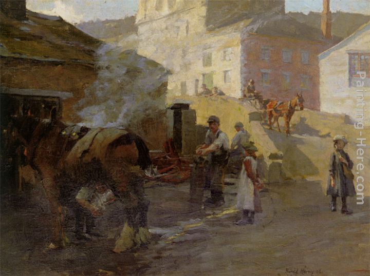 Harold Harvey The Blacksmiths Forge Newlyn
